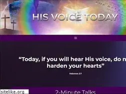 Sites similar to hisvoicetoday.com