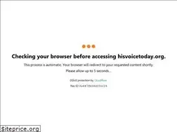 Sites similar to hisvoicetoday.org
