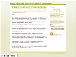 Sites similar to hit4jobs.wordpress.com