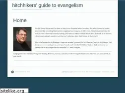 Sites similar to hitchhikersguidetoevangelism.com