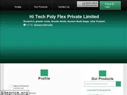 Sites similar to hitechpolyflex.com