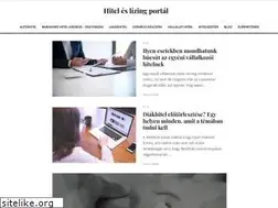 Sites similar to hiteleslizing.hu
