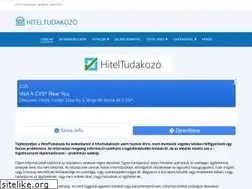 Sites similar to hiteltudakozo.hu