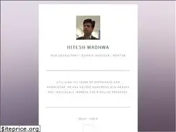 Sites similar to hiteshwadhwa.in