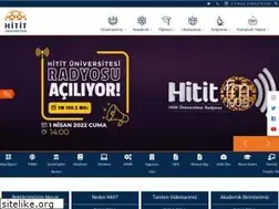 Sites similar to hitit.edu.tr