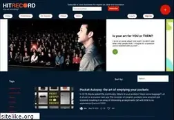 Sites similar to hitrecord.org
