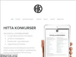 Sites similar to hittakonkurser.se
