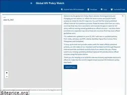 Sites similar to hivpolicywatch.org