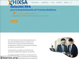 Sites similar to hixsa.com