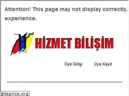Sites similar to hizmetbilisim.com
