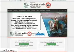 Sites similar to hizmetvakfi.org