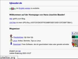Sites similar to hjbaader.de