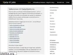 Sites similar to hjelptiljobb.no