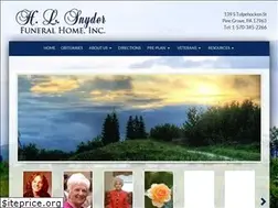 Sites similar to hlsnyderfuneralhome.com