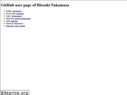 Sites similar to hnakamur.github.io