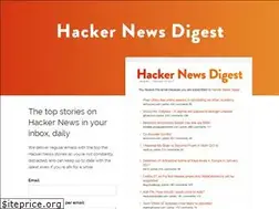 Sites similar to hndigest.com