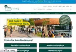 Sites similar to hnee.de