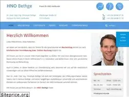 Sites similar to hno-bethge.de