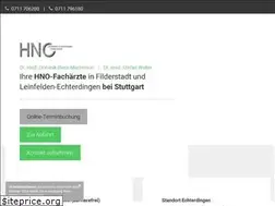Sites similar to hno-filderstadt.de