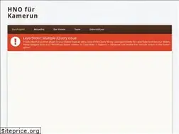 Sites similar to hno-fuer-kamerun.de