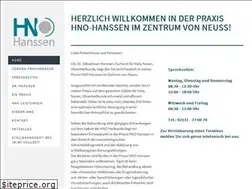 Sites similar to hno-hanssen.de