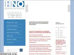 Sites similar to hno-leopoldstrasse.de
