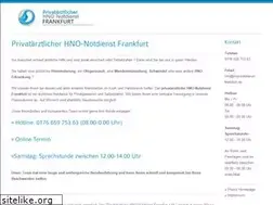 Sites similar to hno-notdienst-frankfurt.de