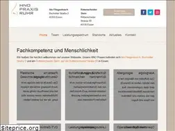 Sites similar to hno-praxis-ruhr.de