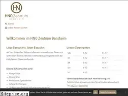 Sites similar to hno-zentrum-bensheim.de