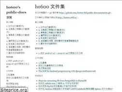 Sites similar to ho600.readthedocs.io