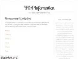 Sites similar to hoa-information.com