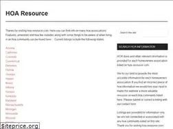 Sites similar to hoa-resource.com