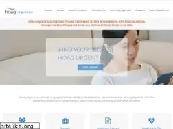 Sites similar to hoagurgentcare.com