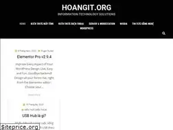 Sites similar to hoangit.org