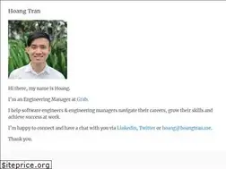 Sites similar to hoangtran.me