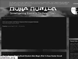 Sites similar to hoaxhunter.blogspot.com