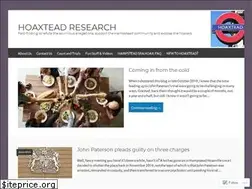 Sites similar to hoaxteadresearch.wordpress.com