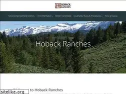 Sites similar to hobackranches.com