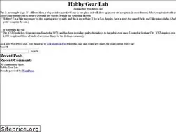 Sites similar to hobbygearlab.com