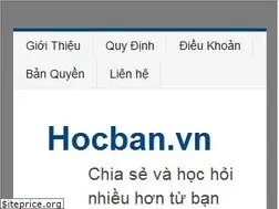 Sites similar to hocban.vn