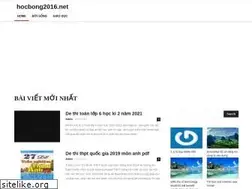 Sites similar to hocbong2016.net