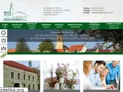 Sites similar to hochkirch.de