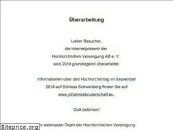Sites similar to hochkirchliche-vereinigung.de