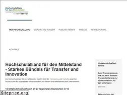 Sites similar to hochschulallianz.de