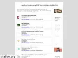 Sites similar to hochschulen-berlin.de