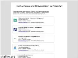 Sites similar to hochschulen-frankfurt.de