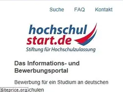 Sites similar to hochschulstart.de