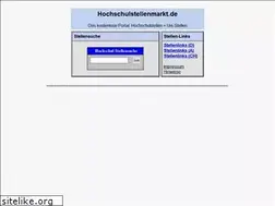 Sites similar to hochschulstellenmarkt.de