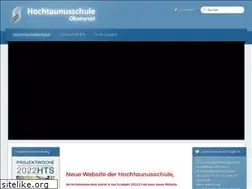 Sites similar to hochtaunusschule.de