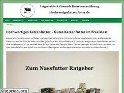 Sites similar to hochwertigeskatzenfutter.de